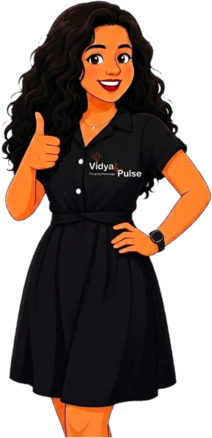 The VidyaPulse character giving a thumbs up